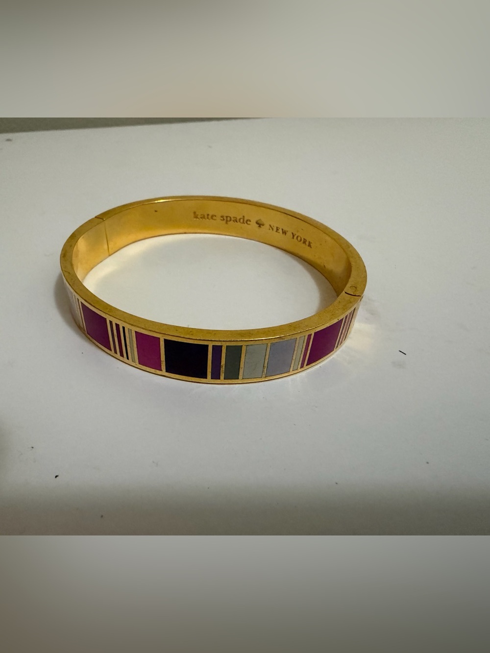 Rare Kate Spade Multi Colored Bangle Bracelet